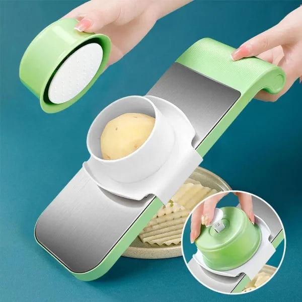 Primify.shop™-5 in 1 Vegetable Cutter Stainless Steel