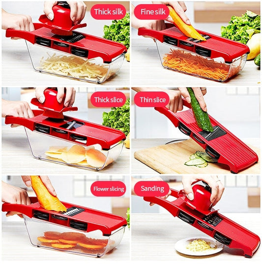 Primify.shop™-10 in 1  Mandoline Vegetable Slicer Cutter with Box