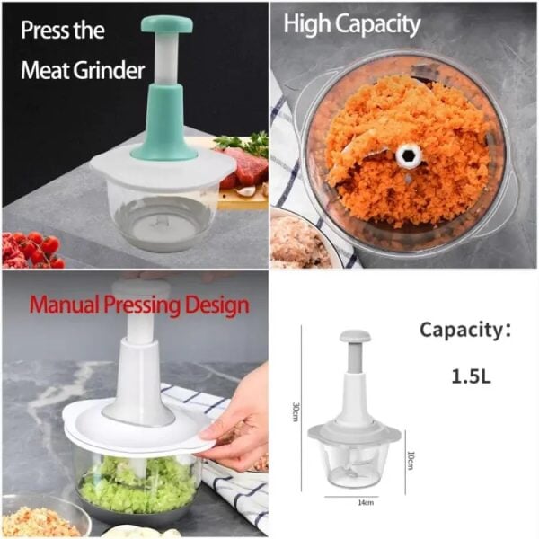 Primify.shop™-Manual Handpress Vegetable Chopper